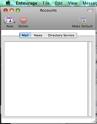 Entourage setup instructional image 5