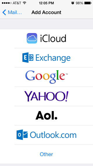 Iphone iOS 7.0 setup instructional image 4