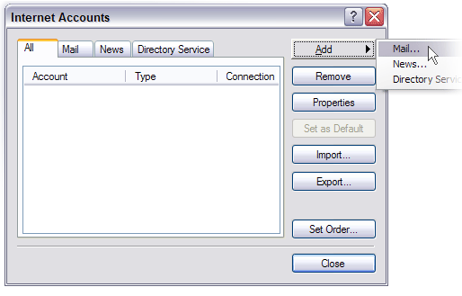 outlook express setup instructional image 3