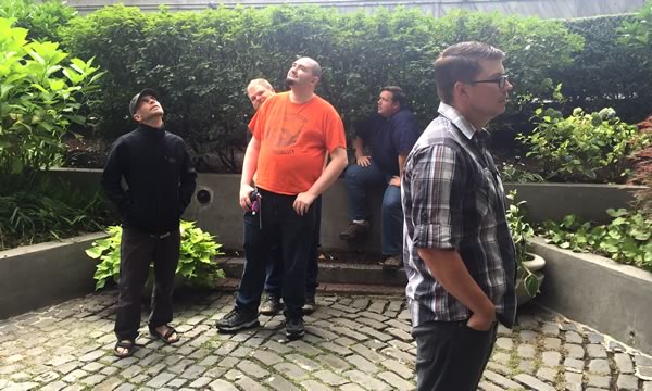 WEO Media Dental SEO Team: L-R Andy, Evan, David, Bryce & Jay. Experts in local SEO for dentists.